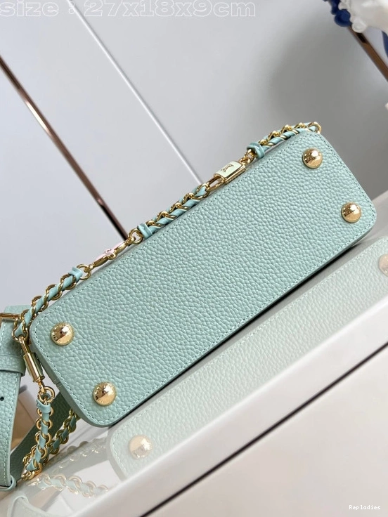 Cheap BB-27*18*9CM CAPUCINES VUITTON LOUIS 0807